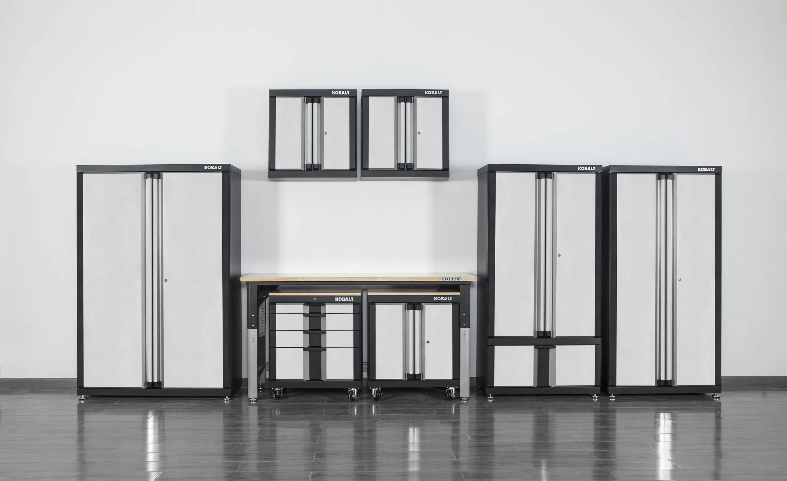 Kobalt 28-in W x 32.8-in H x 18.5-in D Steel Freestanding Garage Cabinet - Garage Organization - Image 8