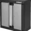 Kobalt 28-in W x 28-in H x 12.5-in D Steel Wall-mounted Garage Cabinet - Garage Organization