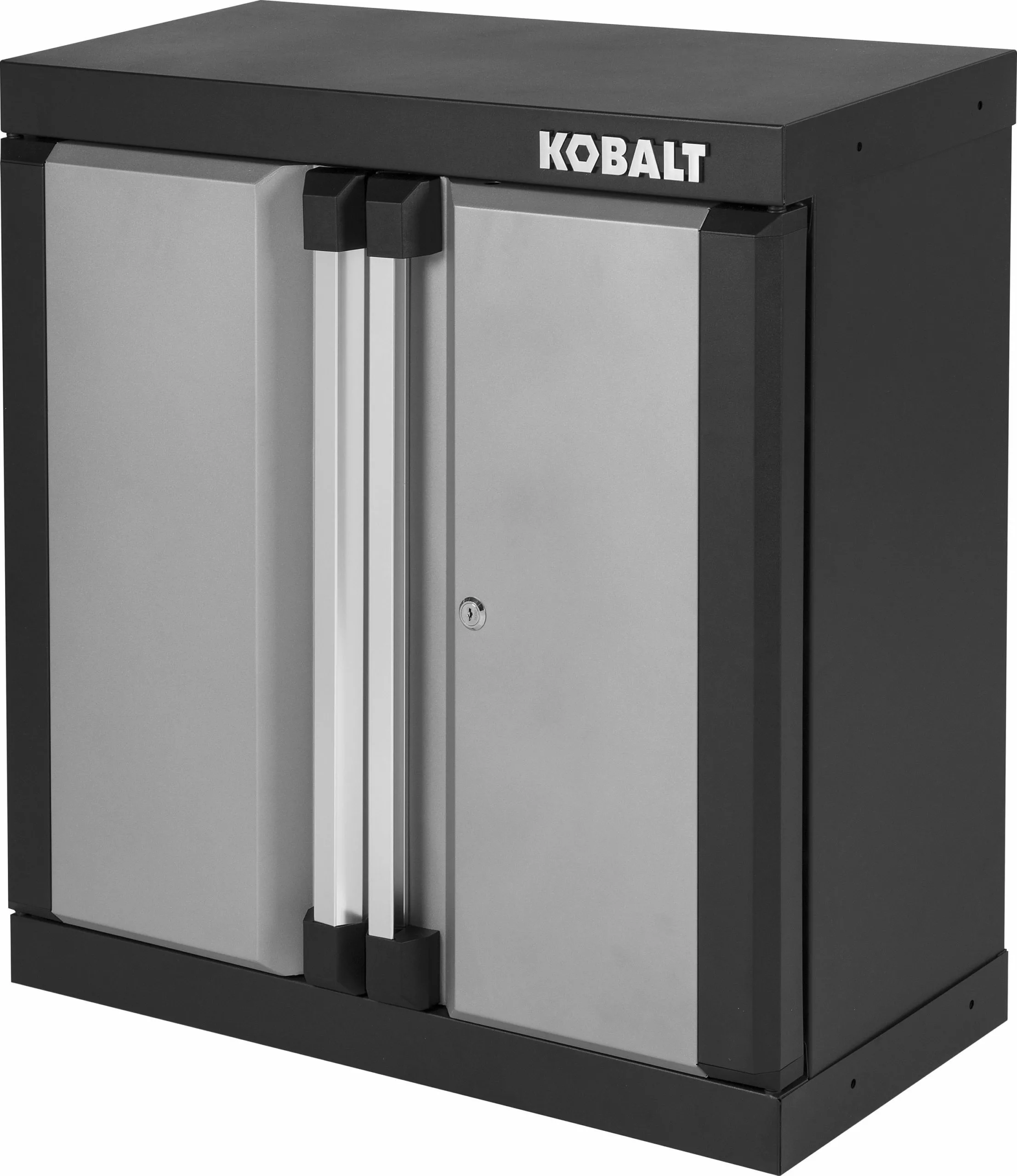 Kobalt 28-in W x 28-in H x 12.5-in D Steel Wall-mounted Garage Cabinet - Garage Organization
