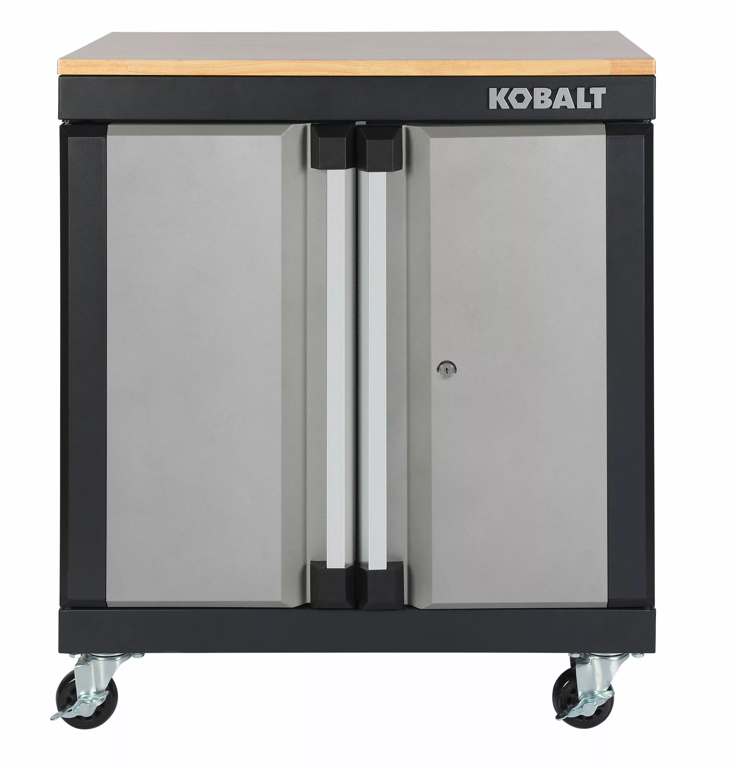 Kobalt 28-in W x 32.8-in H x 18.5-in D Steel Freestanding Garage Cabinet - Garage Organization - Image 9