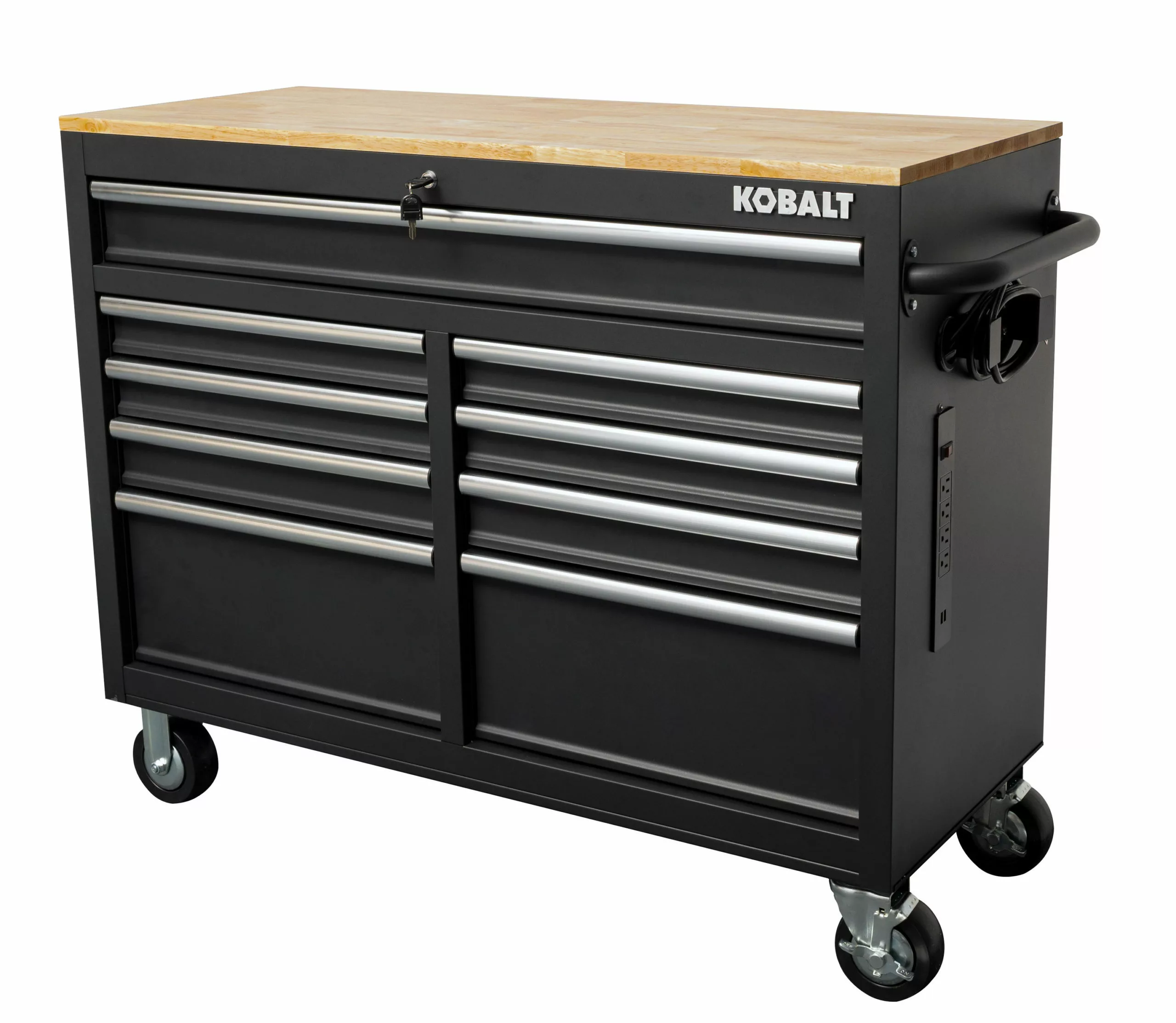 Kobalt 46.1-in W x 37.2-in H 9-Drawer Rubber Work Bench - Tool Storage & Work Benches - Image 2