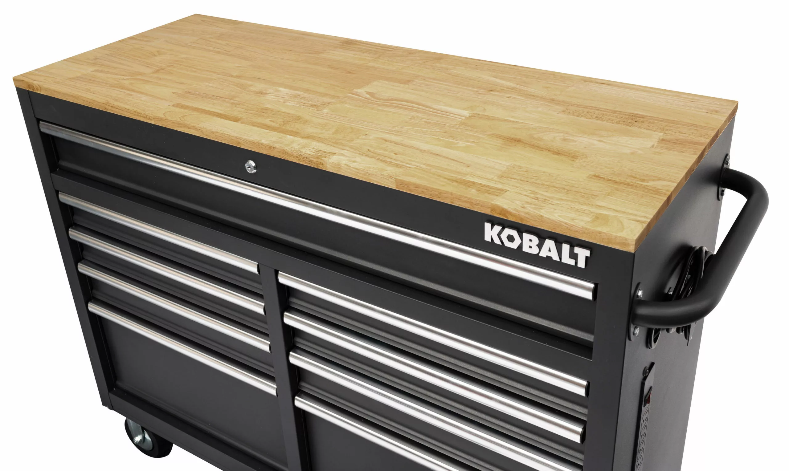 Kobalt 46.1-in W x 37.2-in H 9-Drawer Rubber Work Bench - Tool Storage & Work Benches - Image 4