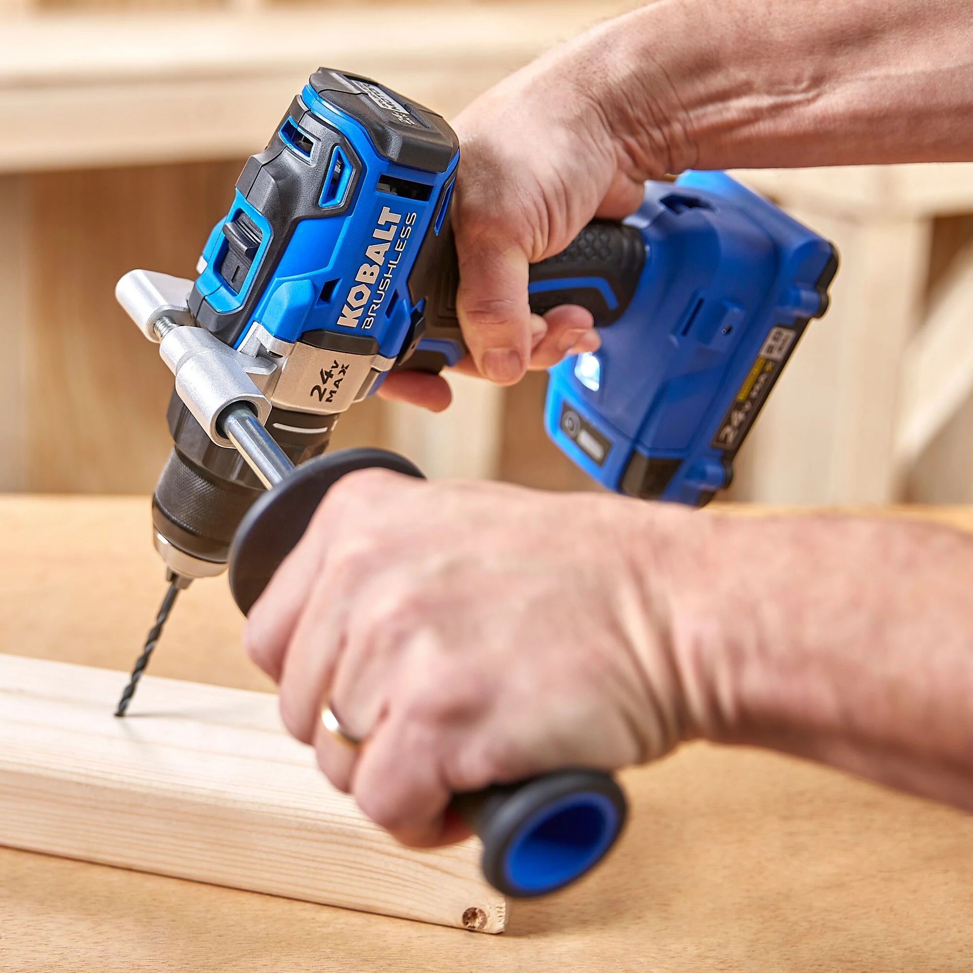 Kobalt Kobalt 24V max 6-Tool 24-Volt Max Brushless Power Tool Combo Kit Case (2-Batteries Included and Charger Included) - Power Tools - Image 8