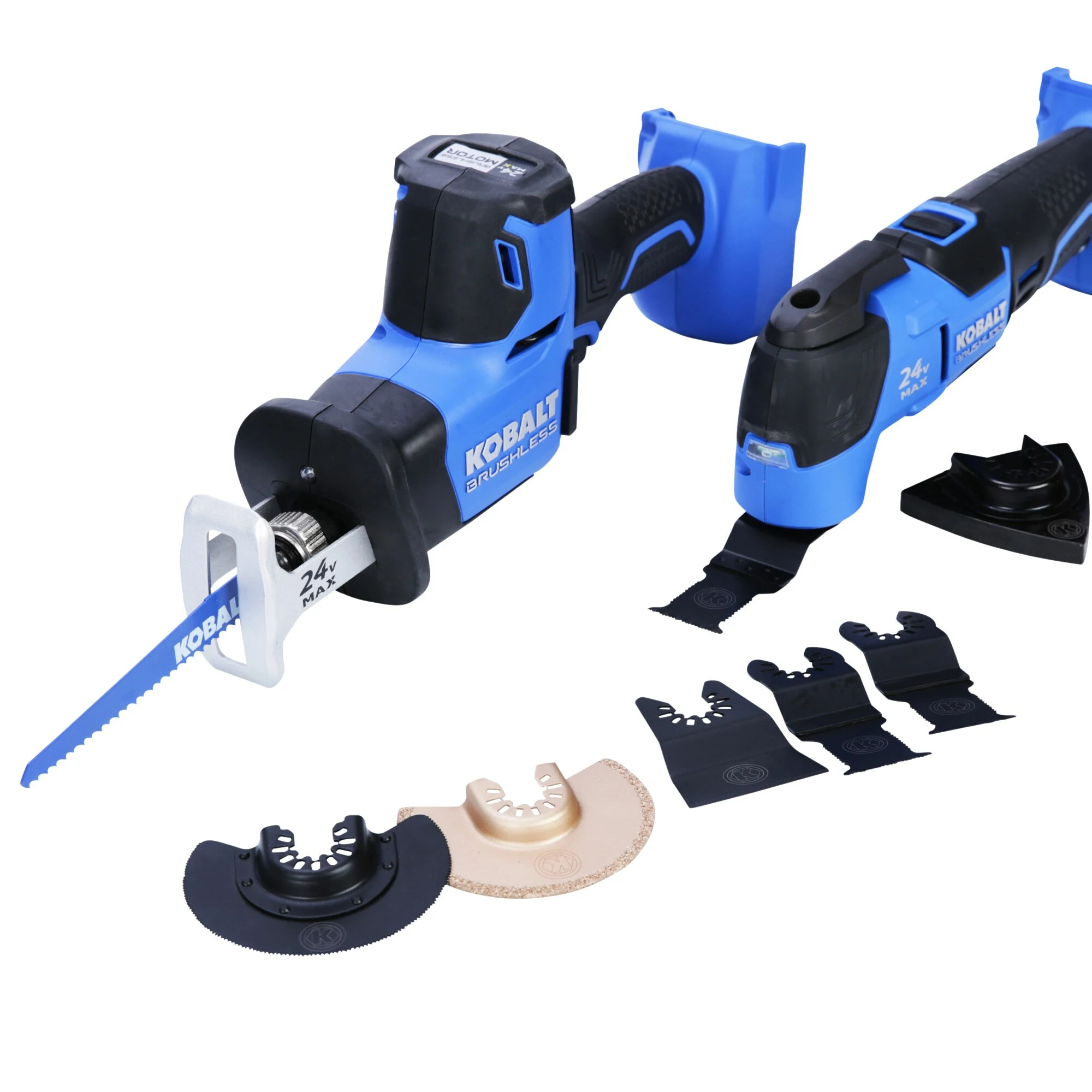 Kobalt Kobalt 24V max 6-Tool 24-Volt Max Brushless Power Tool Combo Kit Case (2-Batteries Included and Charger Included) - Power Tools - Image 7