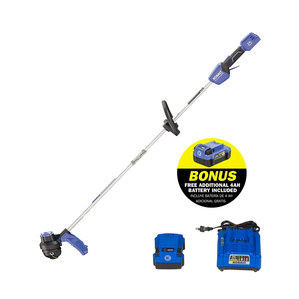 Kobalt 24-Volt 12-in Straight Cordless String Trimmer (Battery Included) - Outdoor Tools & Equipment