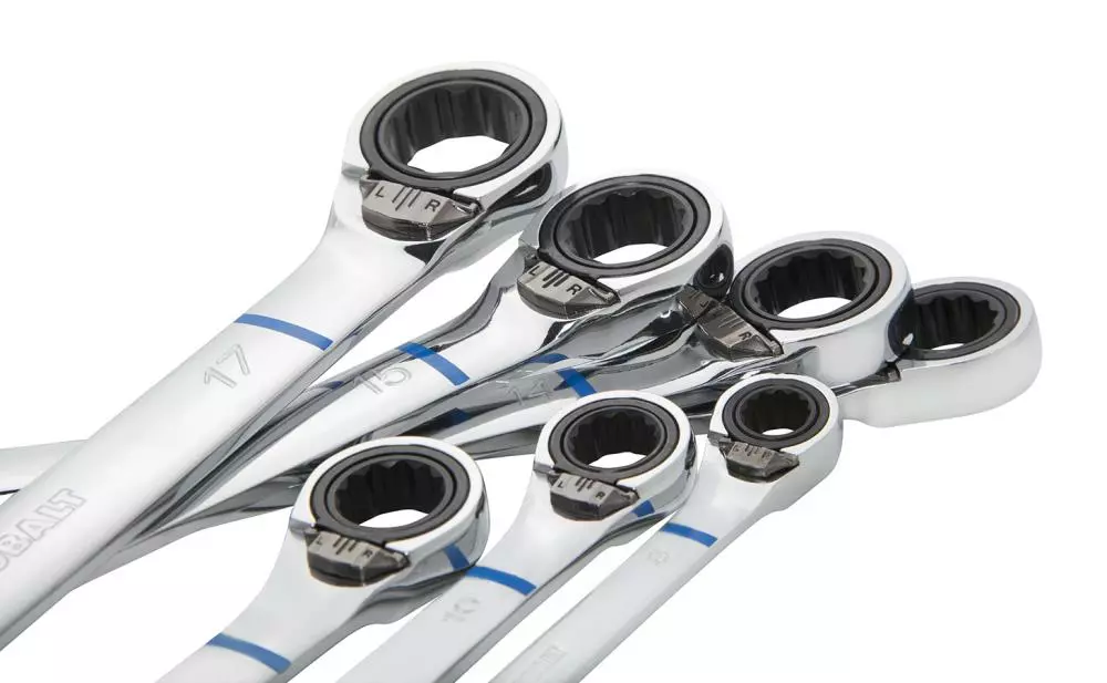 Kobalt 7-Piece Set 12-Point Metric Ratchet Wrench Set - Hand Tools - Image 2