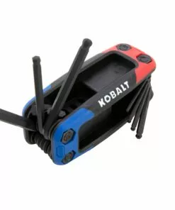 Kobalt 17-key Standard (Sae) and Metric Combination Folding Hex Key Set - Hand Tools