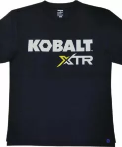 Kobalt Men's Large Textured Cotton Short sleeve Graphic T-shirt Work Shirt - Workwear