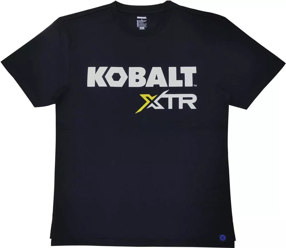 Kobalt Men's X-Large Textured Cotton Short sleeve Graphic T-shirt Work Shirt - Workwear