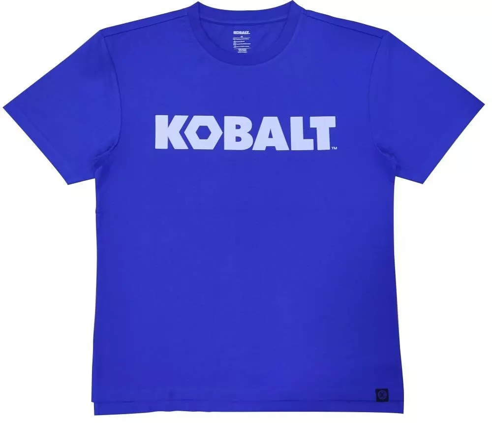 Kobalt Men's XX-Large Textured Cotton Short sleeve Graphic T-shirt Work Shirt - Workwear
