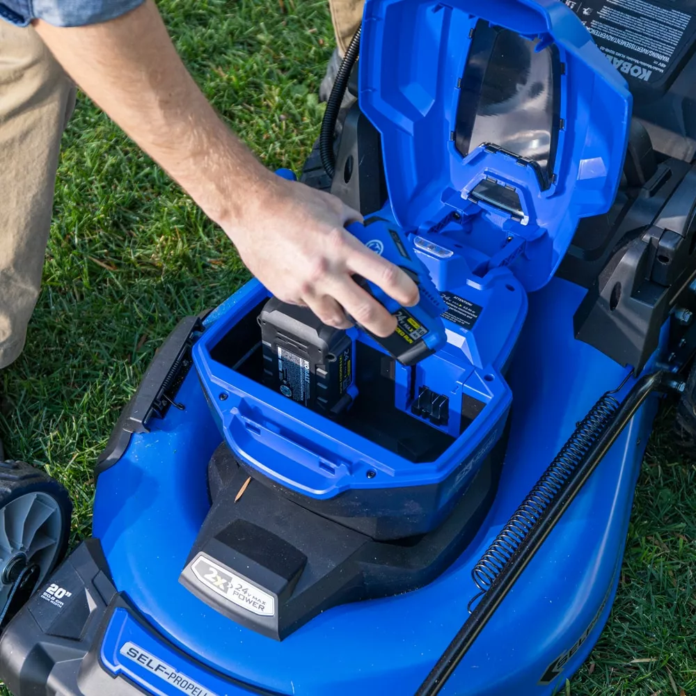 Kobalt 24-Volt Brushless 20-in Self-propelled Cordless Electric Lawn Mower 5 Ah (Battery and Charger Included) - Outdoor Tools & Equipment - Image 13