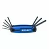 Kobalt 5-key Standard (Sae) Folding Hex Key Set - Hand Tools