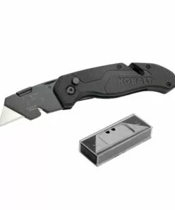 Kobalt Speed Release 11-Blade Folding Utility Knife - Hand Tools