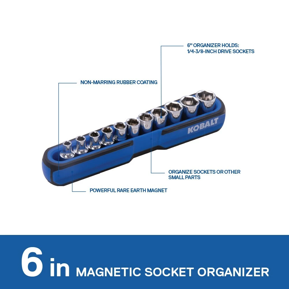 Kobalt Rubber-coated, Magnetic Steel 6-inch Magnetic Accessory - Tool Storage & Work Benches - Image 6