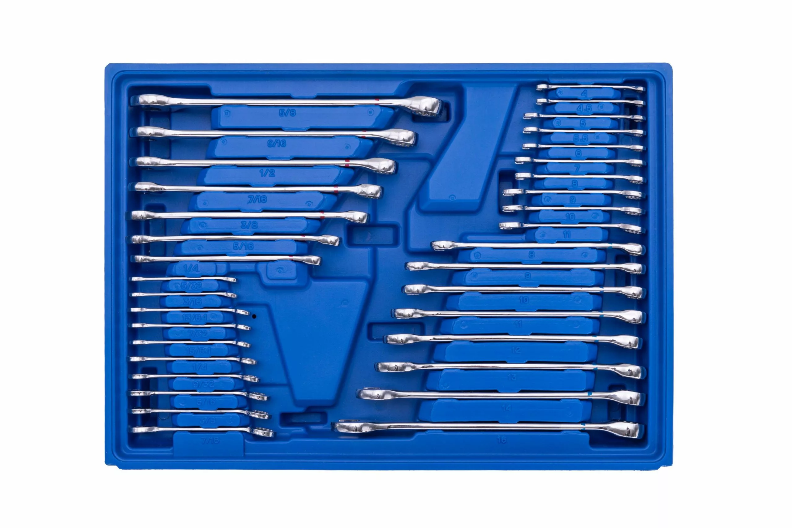 Kobalt 250-Piece Standard (SAE) and Metric Combination Polished Chrome Mechanics Tool Set (1/4-in; 3/8-in) - Hand Tools - Image 8