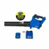 Kobalt 24-volt 500-CFM Brushless Handheld Cordless Electric Leaf Blower 4 Ah (Battery & Charger Included) - Outdoor Tools & Equipment