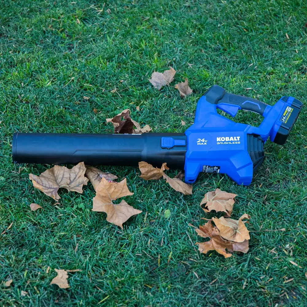 Kobalt 24-volt 500-CFM Brushless Handheld Cordless Electric Leaf Blower 4 Ah (Battery & Charger Included) - Outdoor Tools & Equipment - Image 8