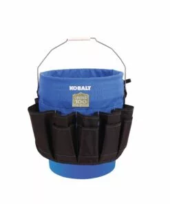 Kobalt Blue Black Polyester 18-in 5-Gallon Bucket Organizer - Tool Storage & Work Benches