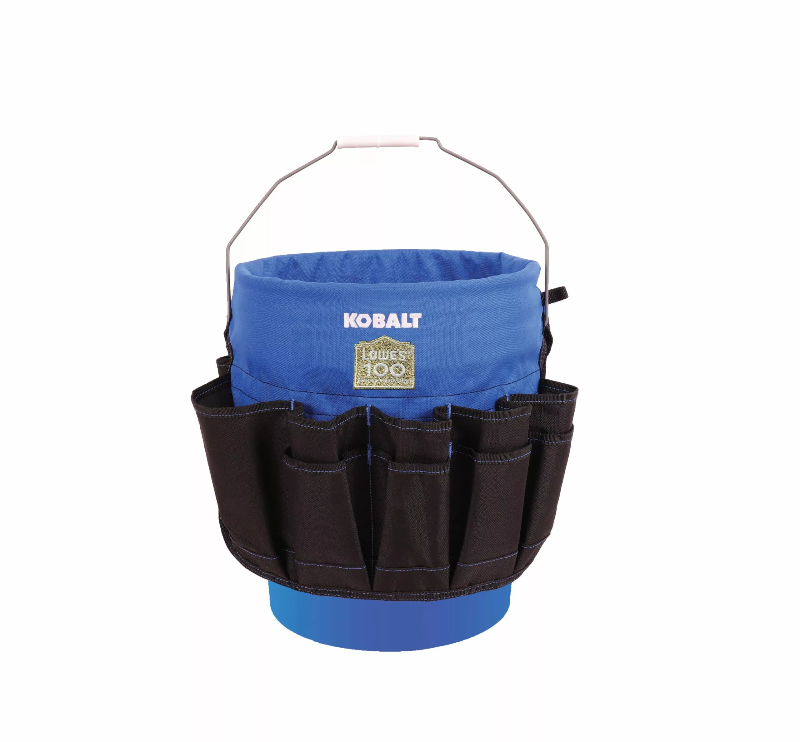 Kobalt Blue Black Polyester 18-in 5-Gallon Bucket Organizer - Tool Storage & Work Benches