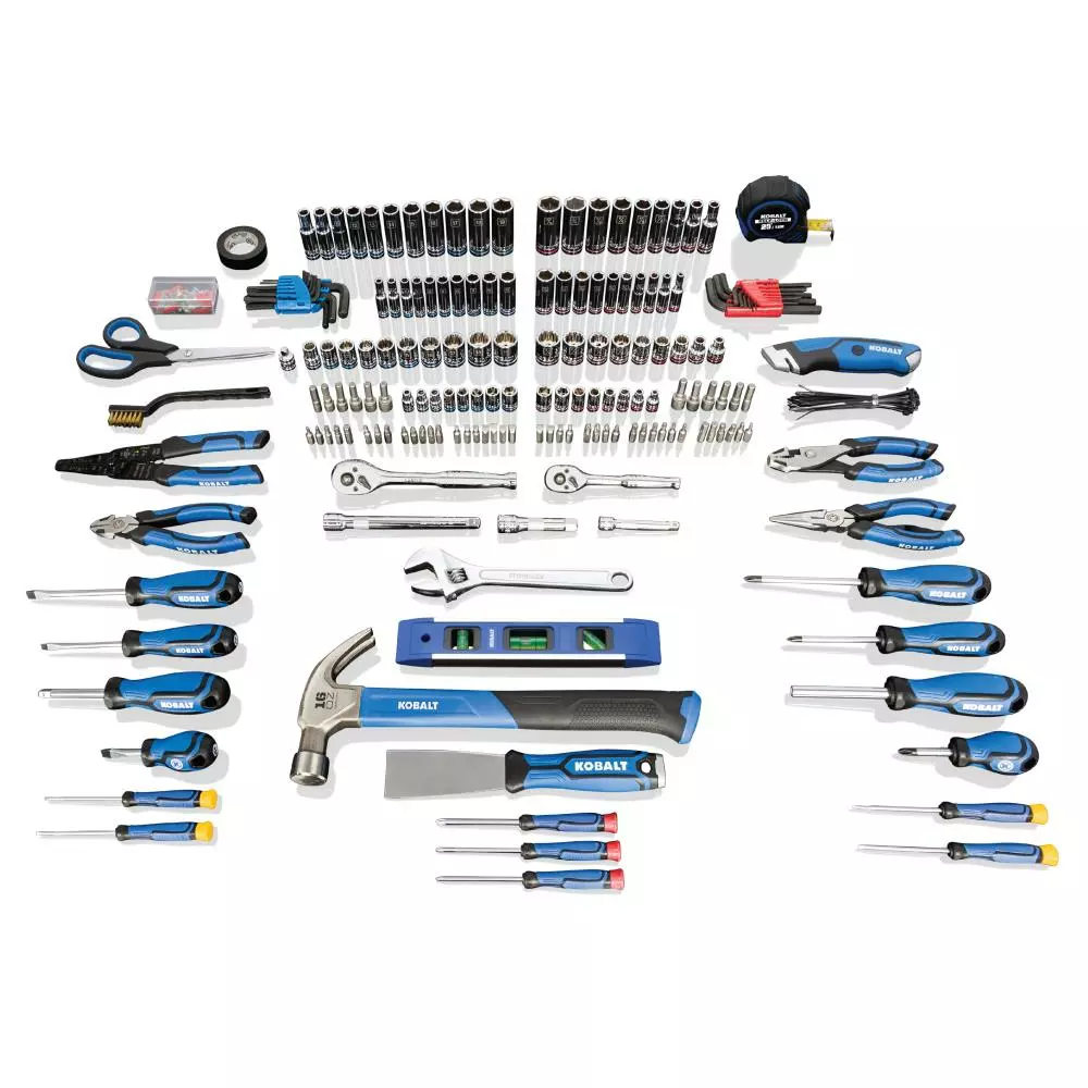 Kobalt 230 Piece Home Owner's Tool Set in Bag - Hand Tools