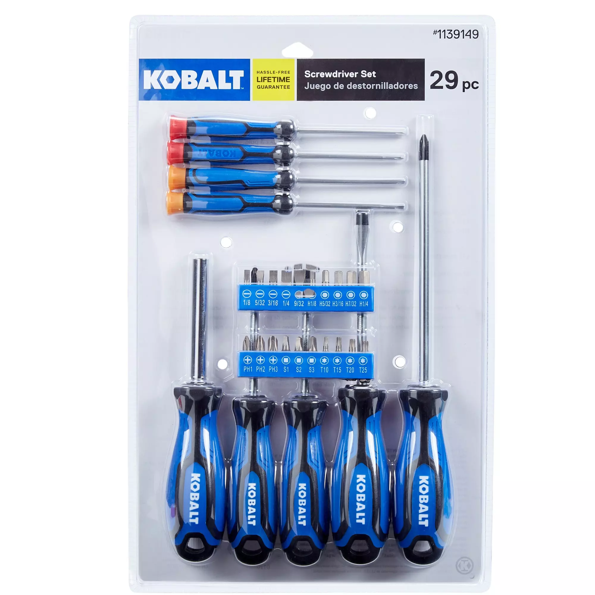 Kobalt 29-Piece Plastic Handle Magnetic Set Multi-bit Screwdriver Set - Hand Tools - Image 3