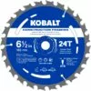 Kobalt 6-1/2-in 24-Tooth Tungsten Carbide-tipped Steel Circular Saw Blade - Power Tool Accessories