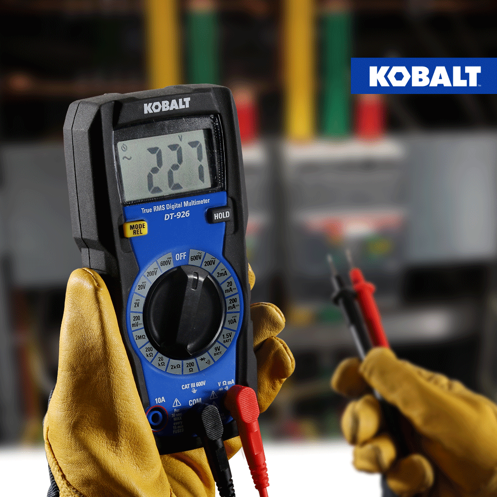 Kobalt 10 Amp 50-1000-Volt Digital Specialty Meter (Battery Included) - Electrical Testers & Tools - Image 13