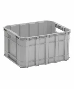 Kobalt Medium 8.5-Gallon (34-Quart) Grey Heavy Duty Tote with Lidless Lid - Baskets & Storage Containers
