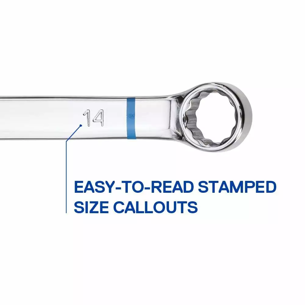 Kobalt 11-Piece Set 12-point Metric Standard Combination Wrench Set - Hand Tools - Image 5