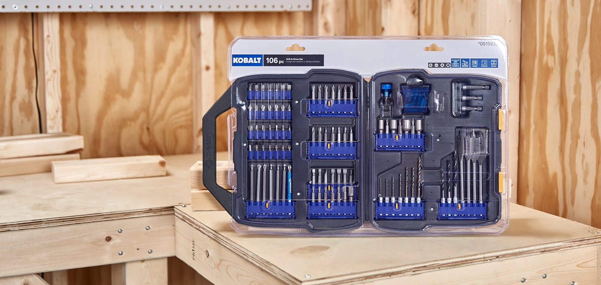 Kobalt Set Shank Screwdriver Bit Set (106-Piece) - Power Tool Accessories - Image 4