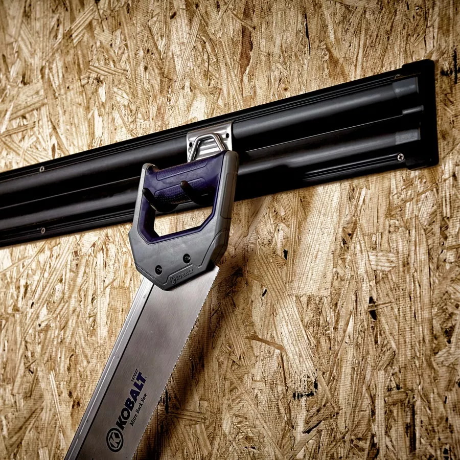 Kobalt 32-in Black Plastic Multipurpose Storage Rail - Garage Organization - Image 4