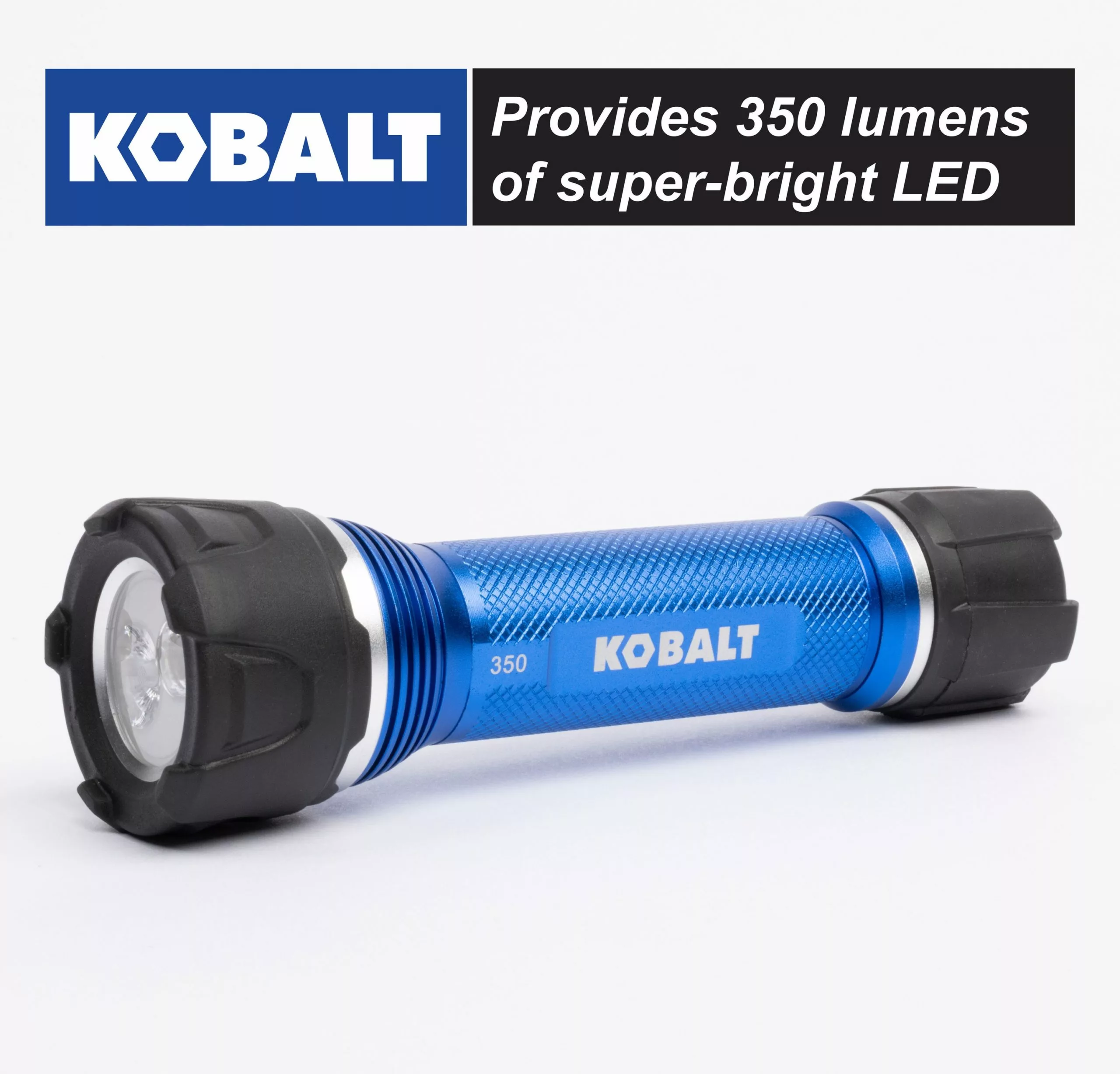 Kobalt 350-Lumen LED Rechargeable Flashlight - Flashlights & Flashlight Bulbs