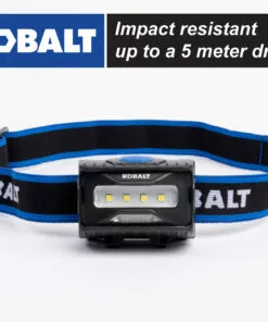 Kobalt 450-Lumen LED Headlamp (Battery Included) - Flashlights & Flashlight Bulbs