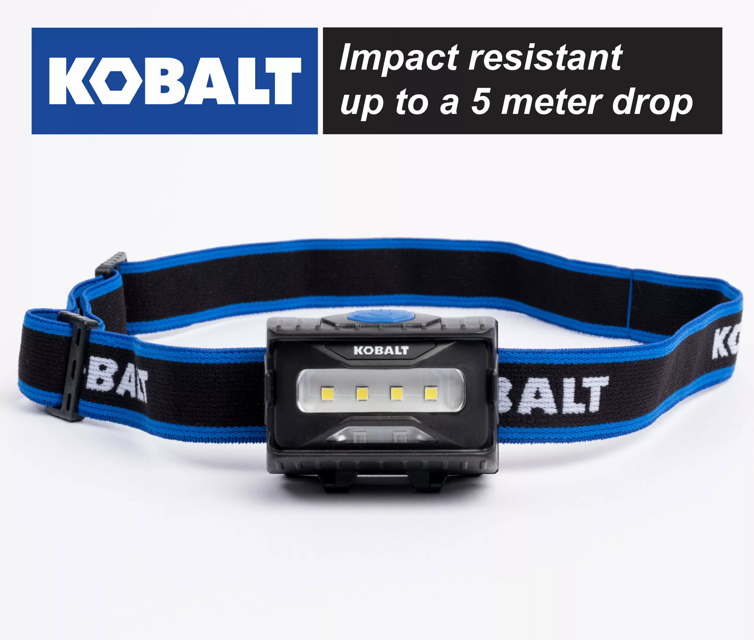 Kobalt 450-Lumen LED Headlamp (Battery Included) - Flashlights & Flashlight Bulbs