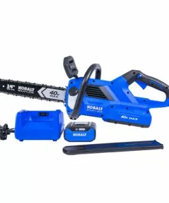 Kobalt Gen4 40-volt 14-in Brushless Cordless Electric Chainsaw 4 Ah (Battery & Charger Included) - Outdoor Tools & Equipment