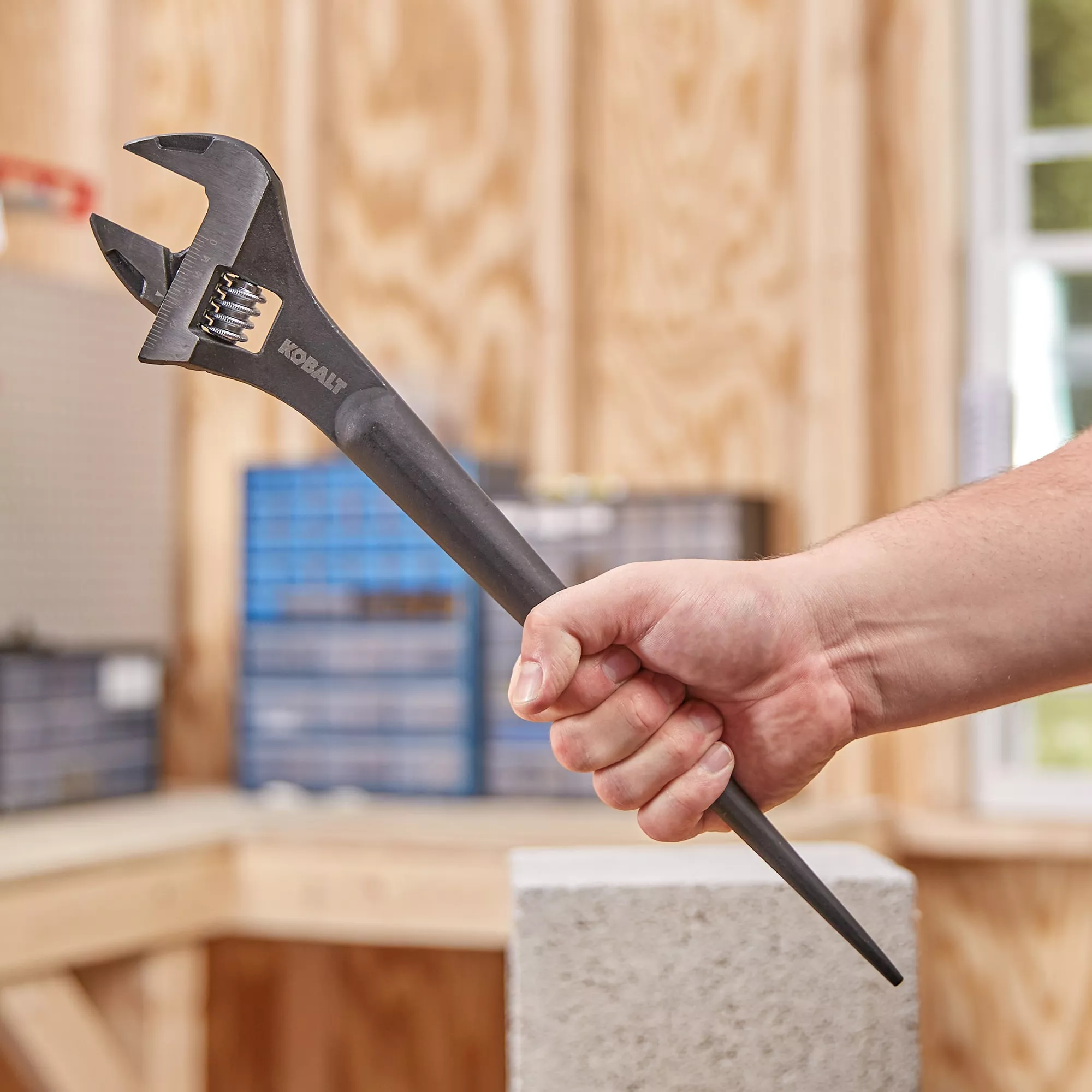 Kobalt 15.5-in Steel Adjustable Wrench - Hand Tools - Image 4