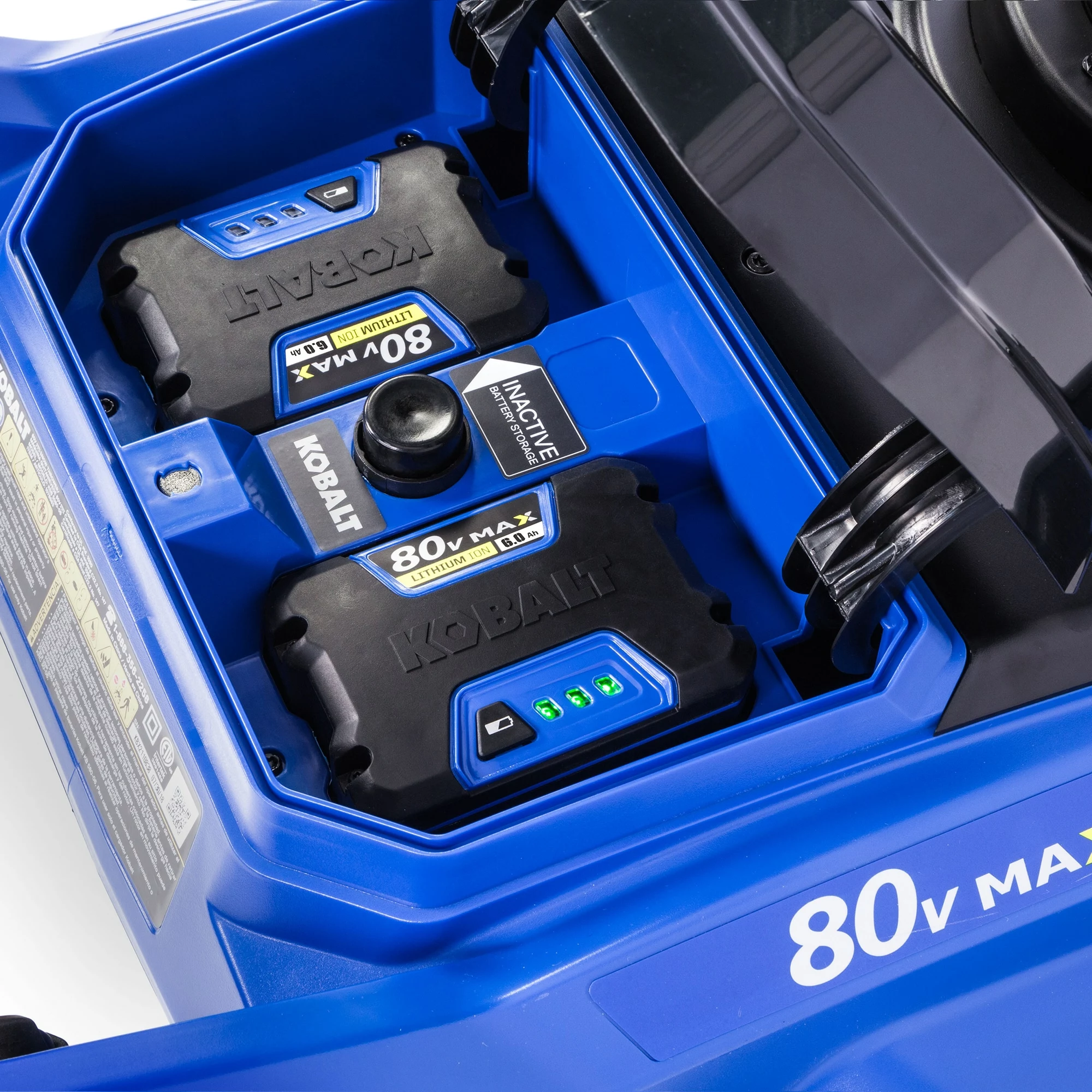 Kobalt 80-Volt Max 22-in Single-stage Cordless Electric Snow Blower 4-Hours Ah (Battery Included) - Outdoor Tools & Equipment - Image 9