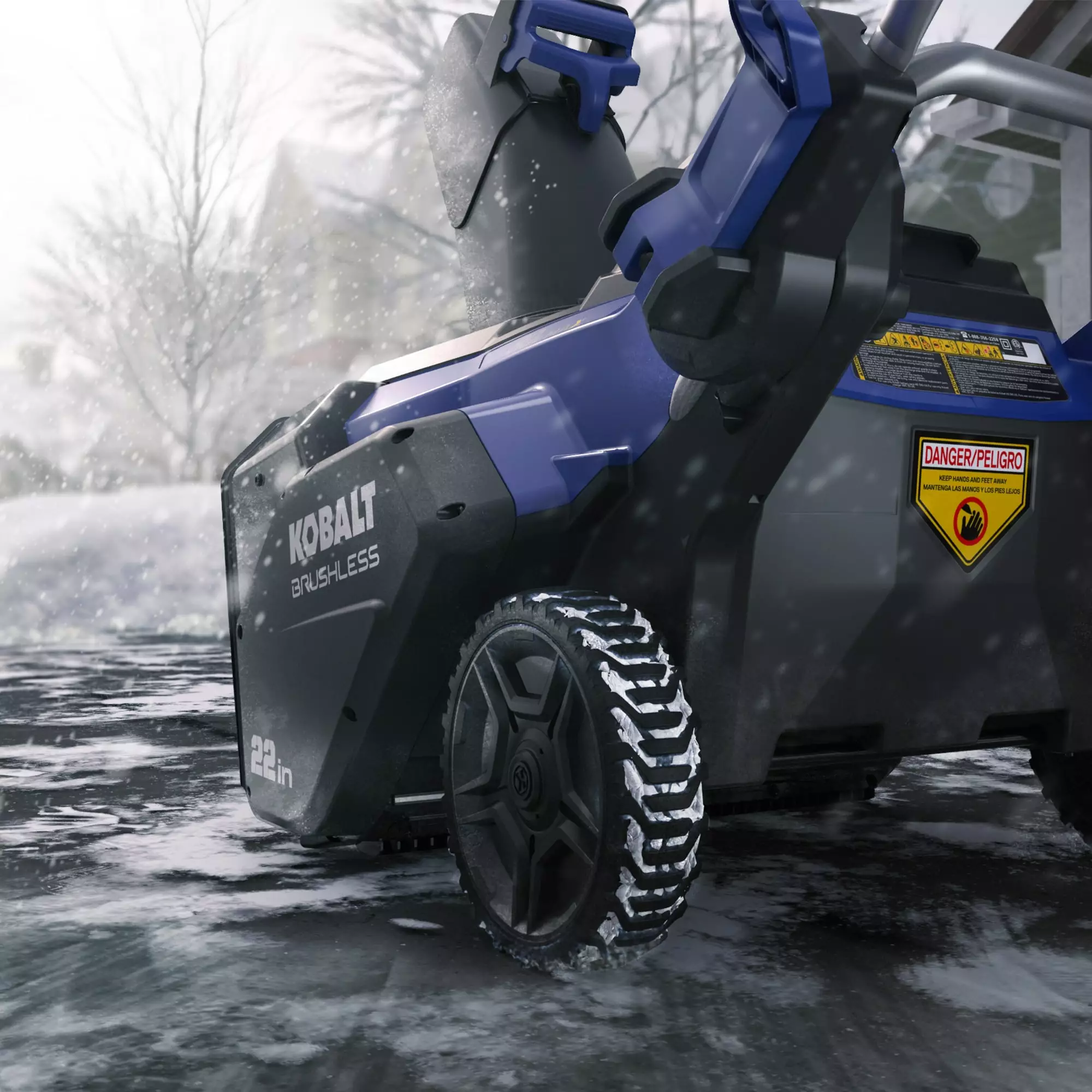 Kobalt 80-Volt Max 22-in Single-stage Cordless Electric Snow Blower 4-Hours Ah (Battery Included) - Outdoor Tools & Equipment - Image 13