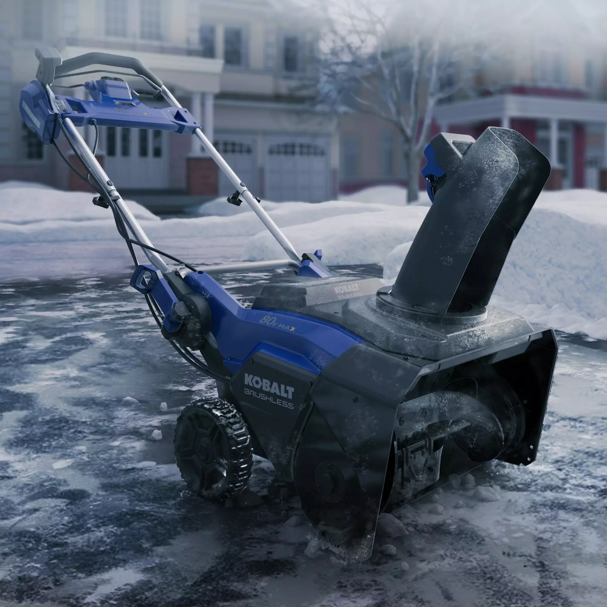 Kobalt 80-Volt Max 22-in Single-stage Cordless Electric Snow Blower 4-Hours Ah (Battery Included) - Outdoor Tools & Equipment - Image 11