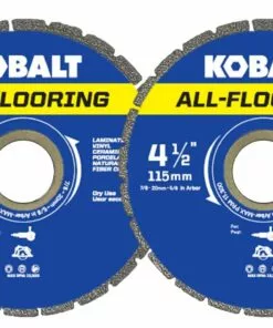 Kobalt 2 Pack - All Flooring Diamond Blades - Power Tool Accessories