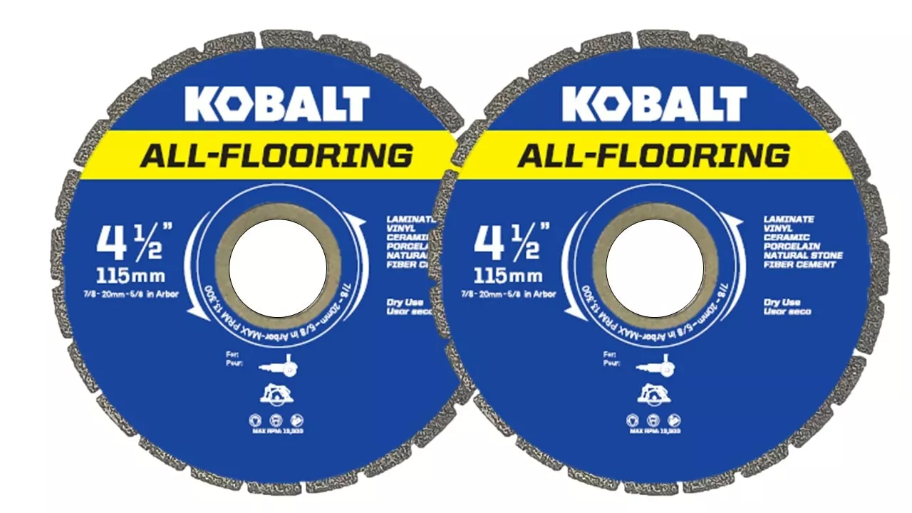 Kobalt 2 Pack - All Flooring Diamond Blades - Power Tool Accessories