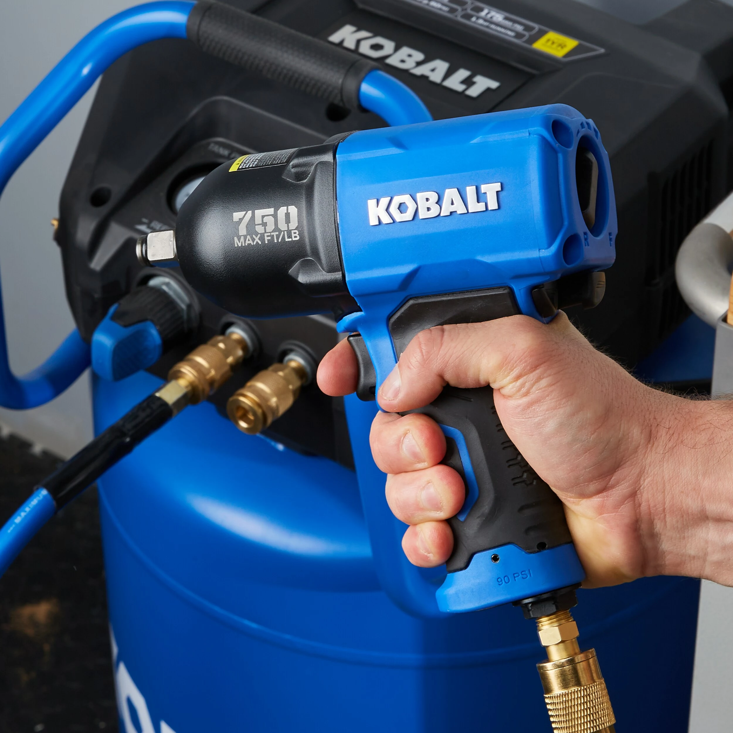 Kobalt 0.5-in 750-ft Air Impact Wrench - Air Tools & Compressors - Image 6