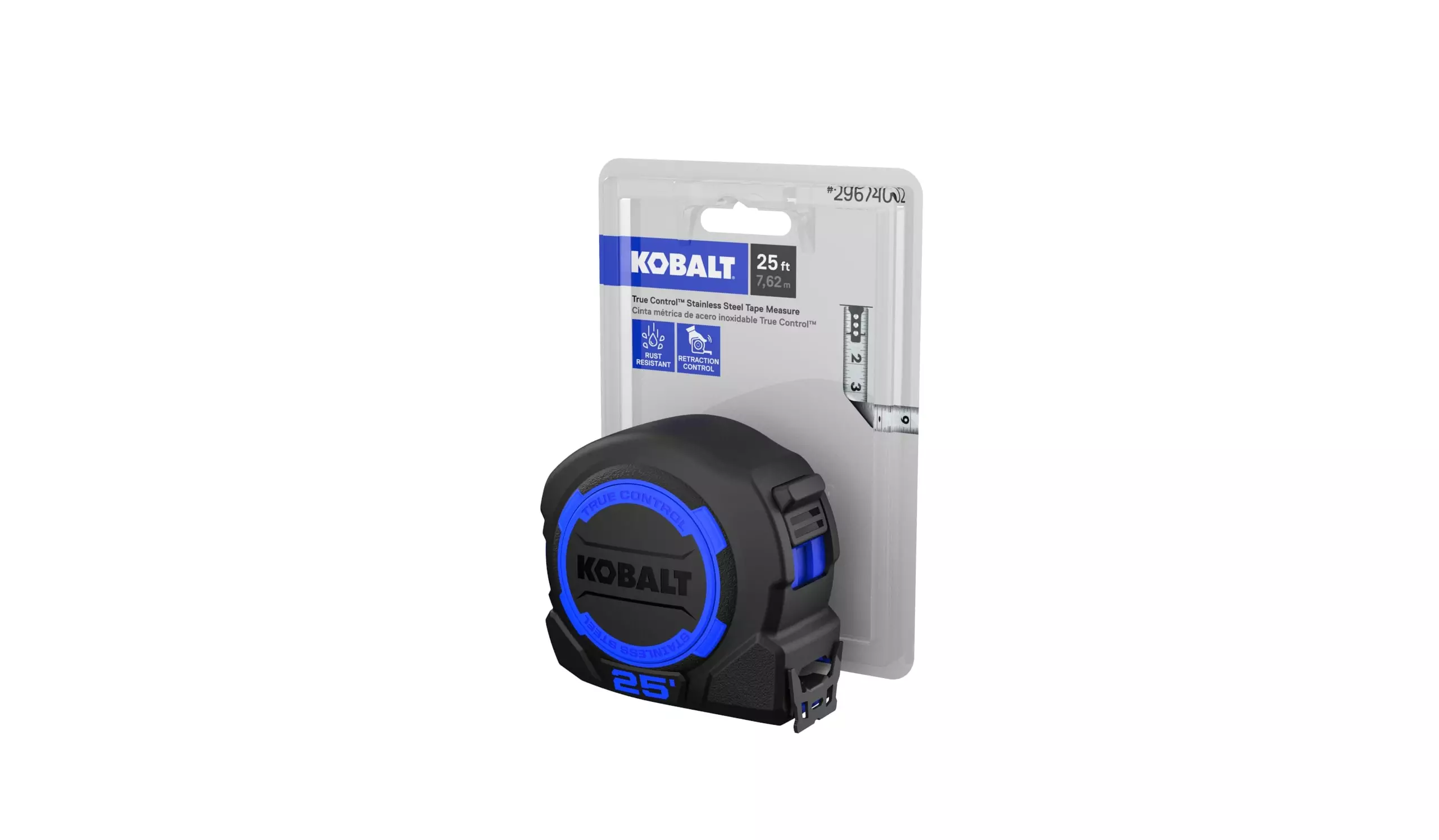 Kobalt 25 Ft. Kobalt True Control Stainless Steel Tape Measure - Levels & Measuring Tools - Image 7