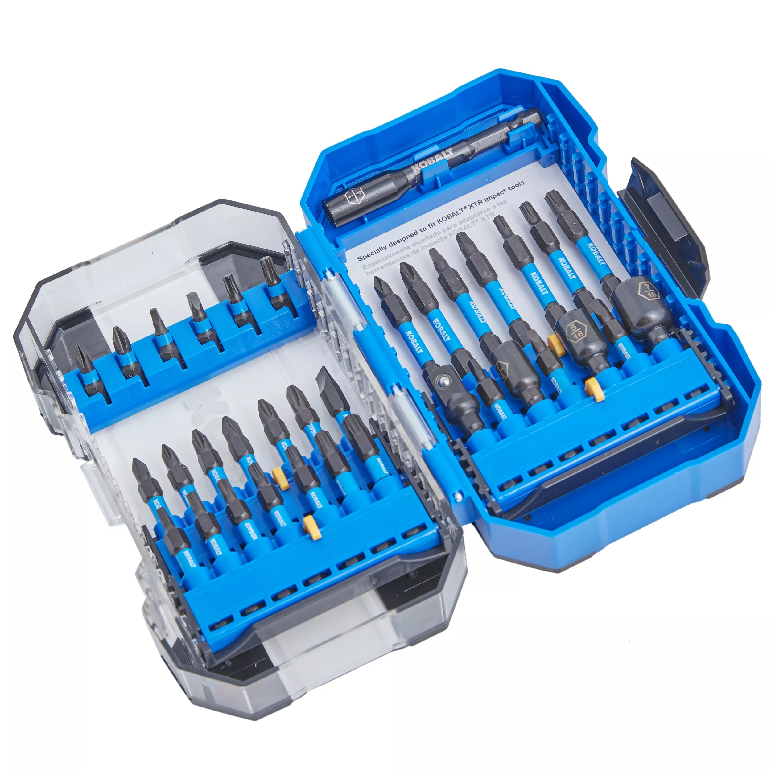 Kobalt KOBALT XTR Impact driver bit set High-speed Steel Hex Shank Screwdriver Bit Set (35-Piece) - Power Tool Accessories - Image 2