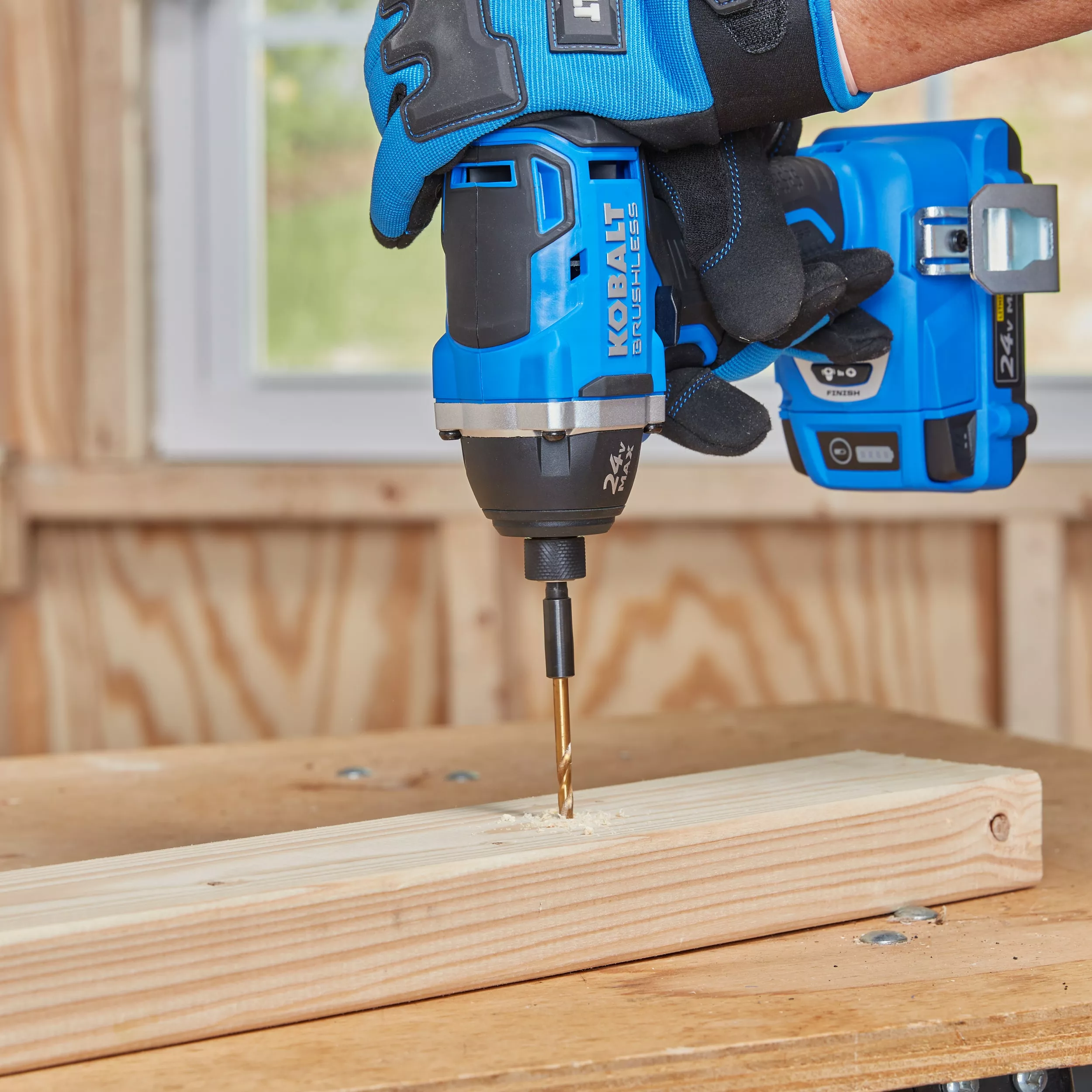 Kobalt 24-volt Max Variable Speed Brushless Cordless Impact Driver (1-Battery Included) - Power Tools - Image 5