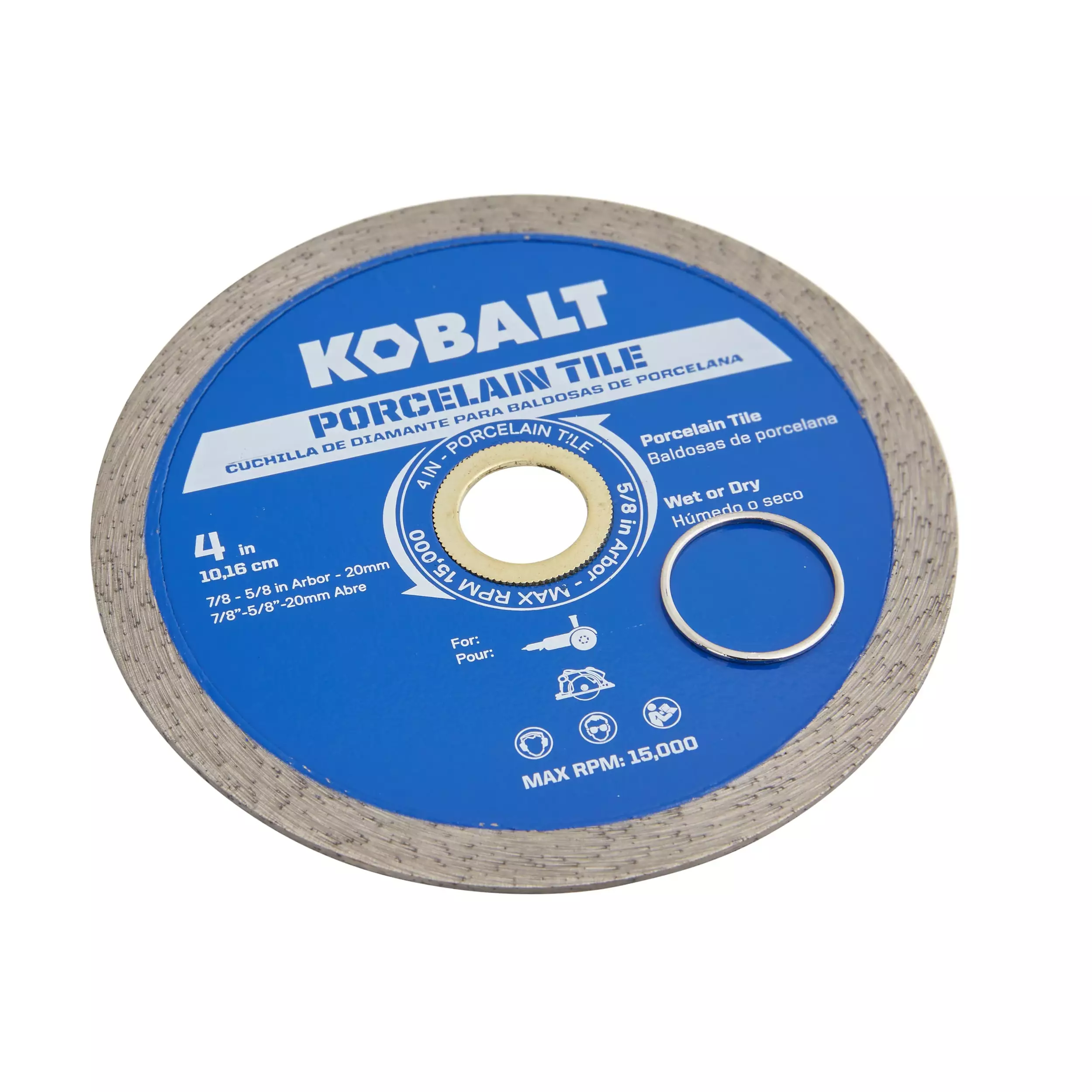 Kobalt 4-in Wet or Dry Porcelain Continuous Diamond Saw Blade - Power Tool Accessories - Image 2