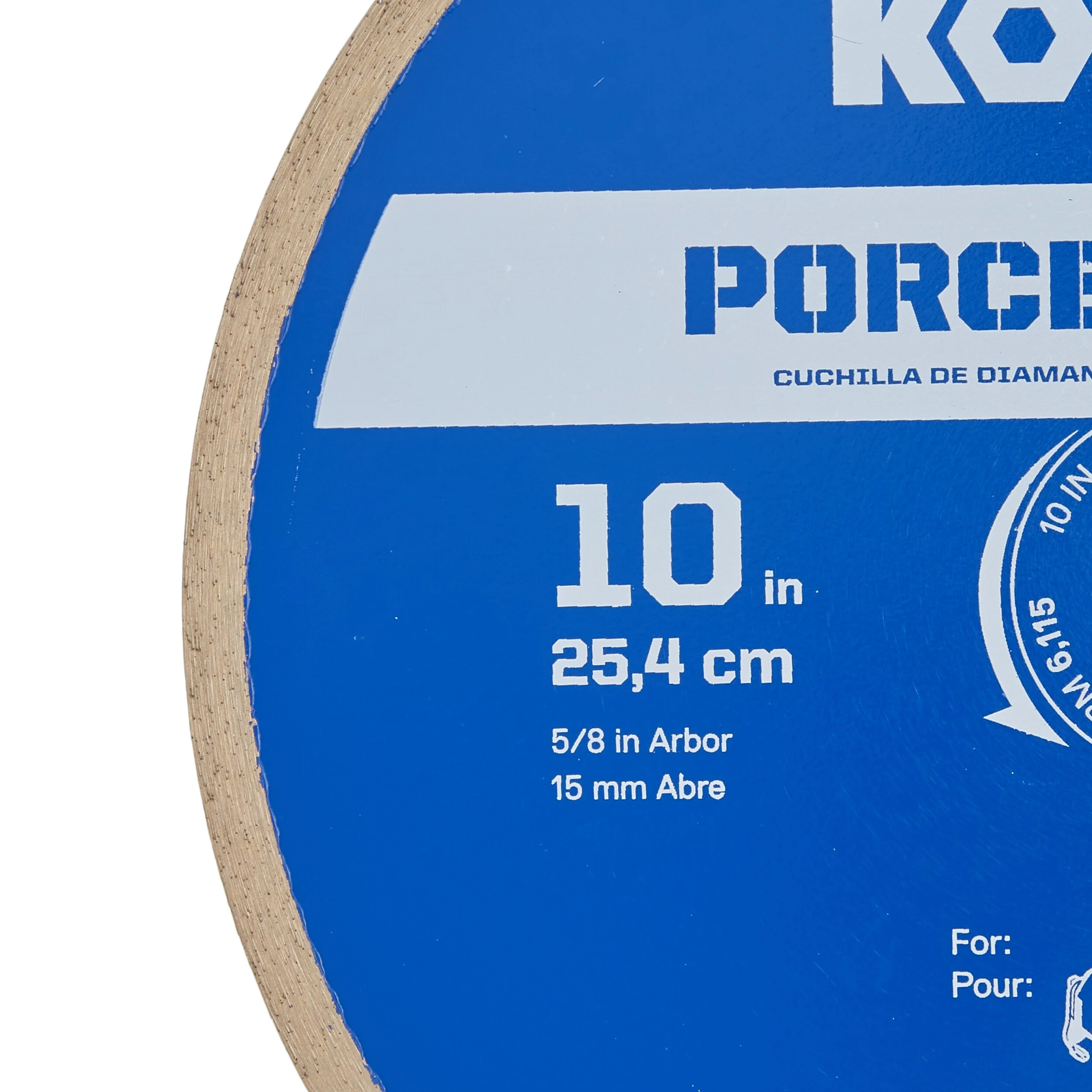 Kobalt 10-in Wet Porcelain Tile Diamond Saw Blade - Power Tool Accessories - Image 2