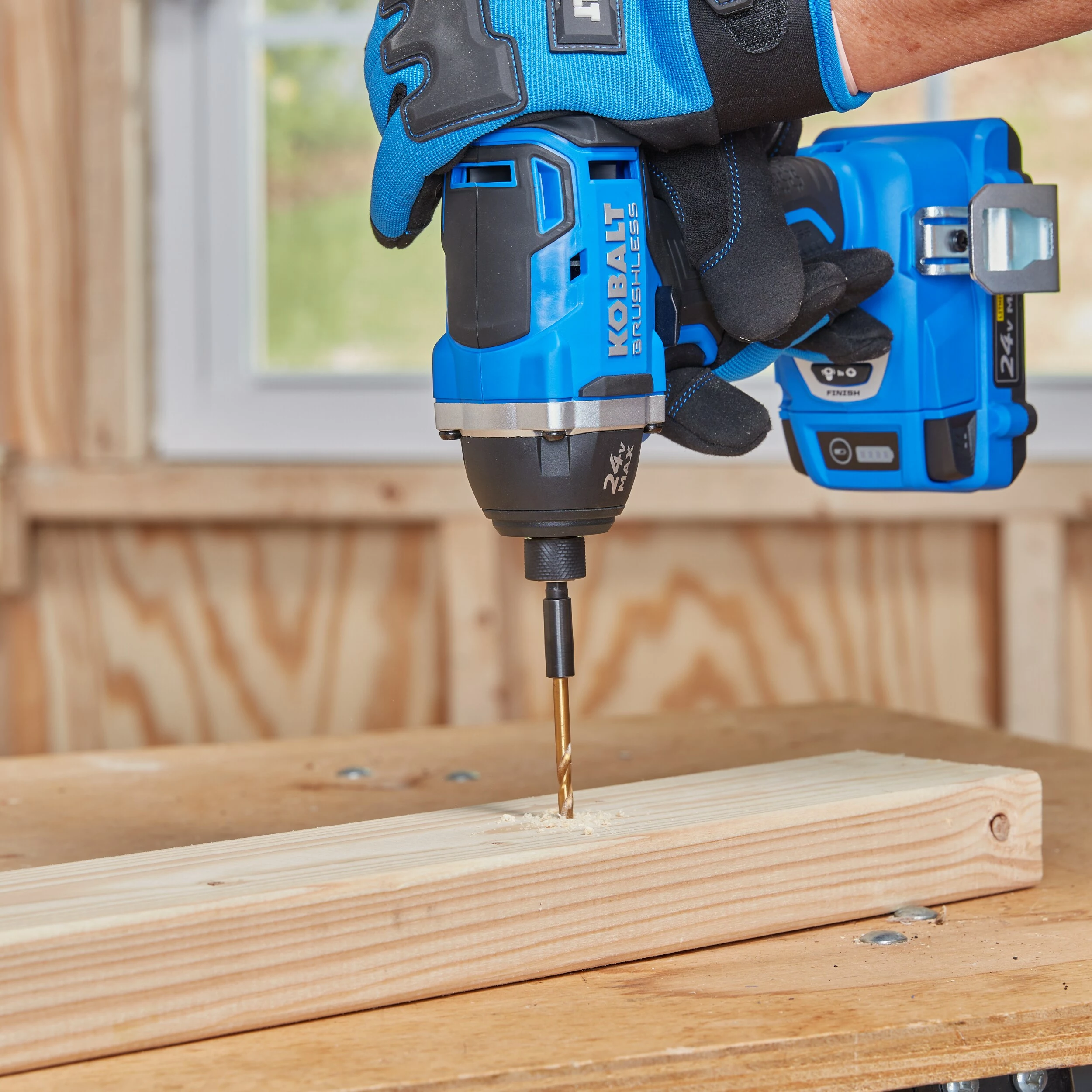 Kobalt 2-Tool 24-Volt Max Brushless Power Tool Combo Kit with Soft Case (1-Battery Included and Charger Included) - Power Tools - Image 5