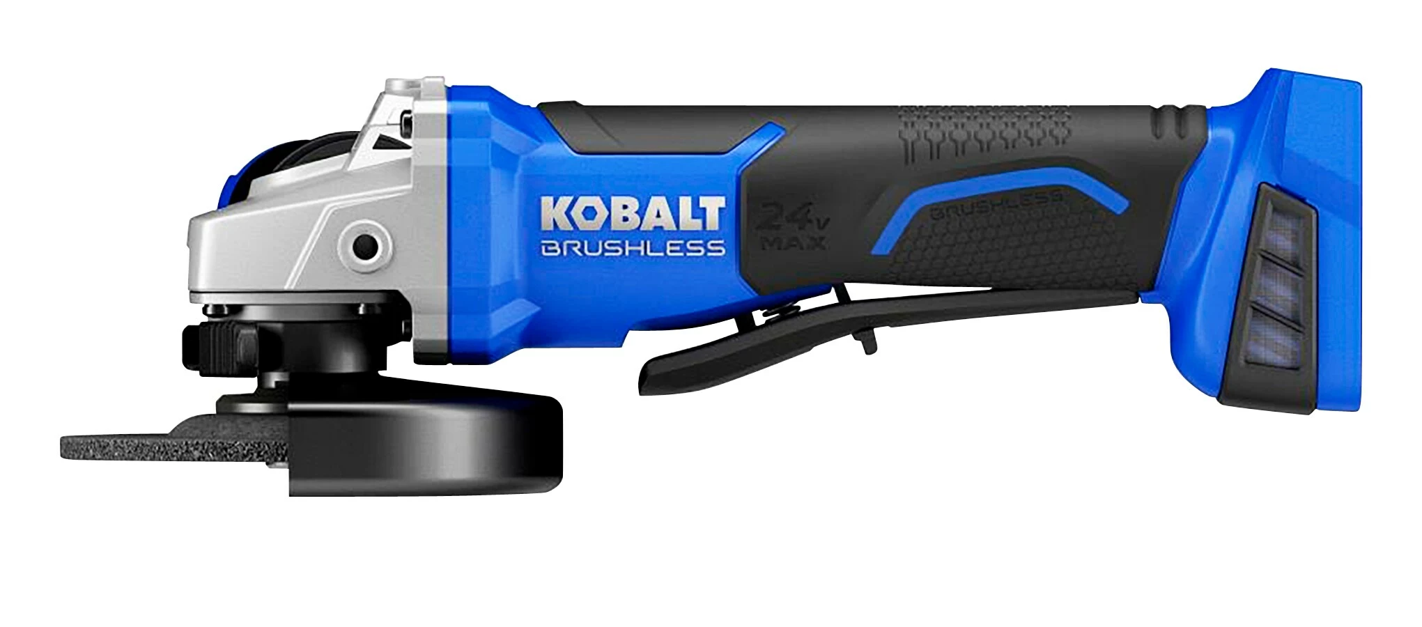 Kobalt 5-in 24-Volt Max Paddle Switch Brushless Cordless Angle Grinder (1-Battery and charger Included) - Power Tools - Image 9
