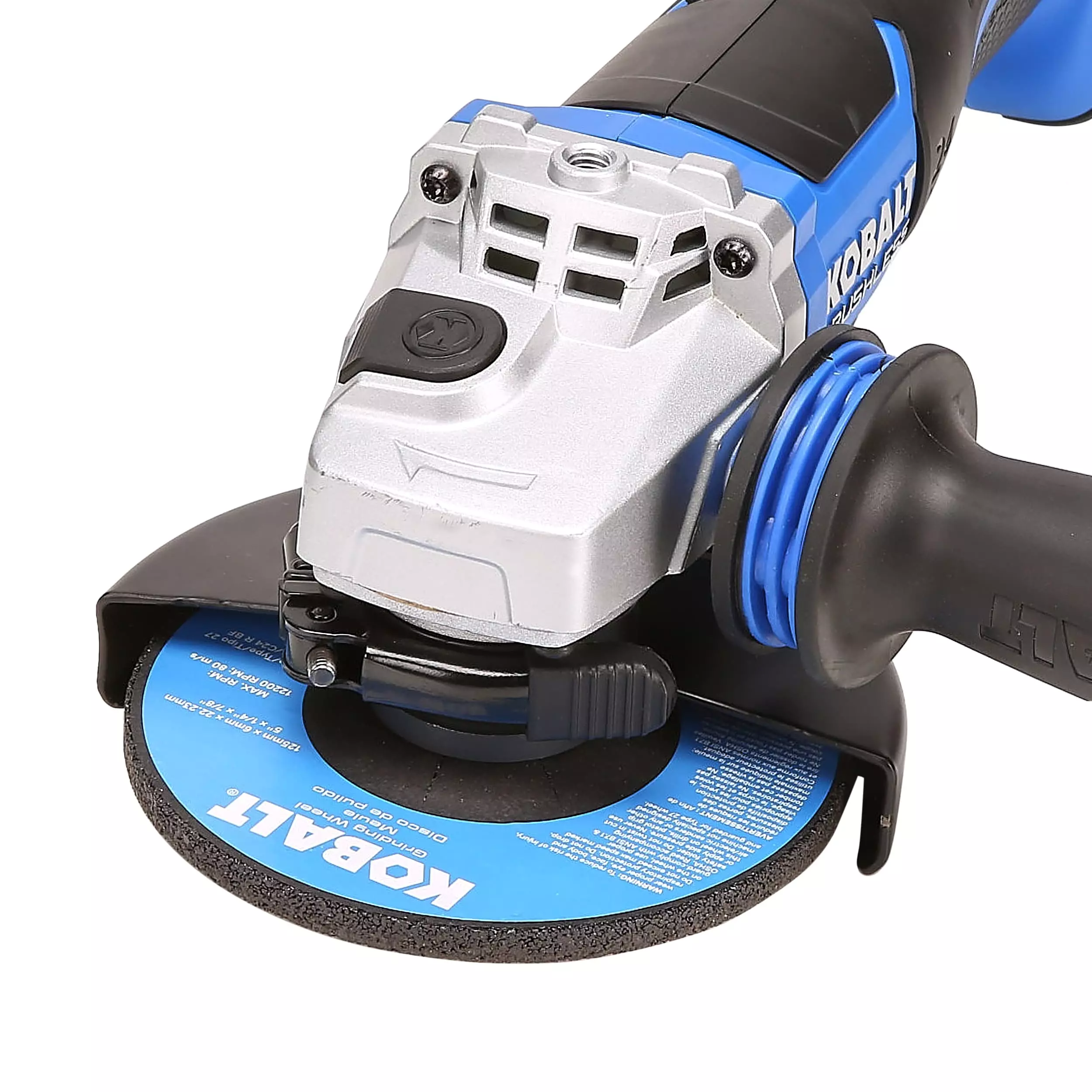 Kobalt 5-in 24-Volt Max Paddle Switch Brushless Cordless Angle Grinder (1-Battery and charger Included) - Power Tools - Image 2